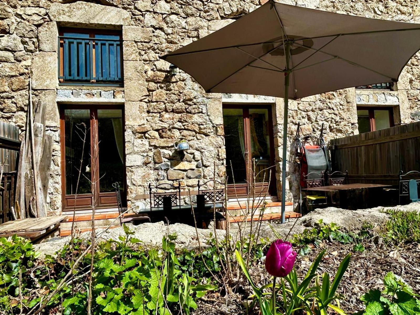 Ferienwohnung Rives De Bourges Burzet Exterior foto